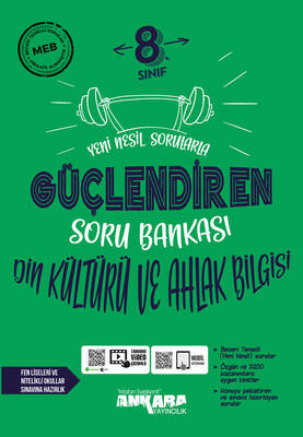 Ankara Yayıncılık 8.Sınıf LGS Paragraf Matematik Türkçe Fen İnkılap İngilizce Din Güçlendiren Soru Bankası 7′li Kitap Seti