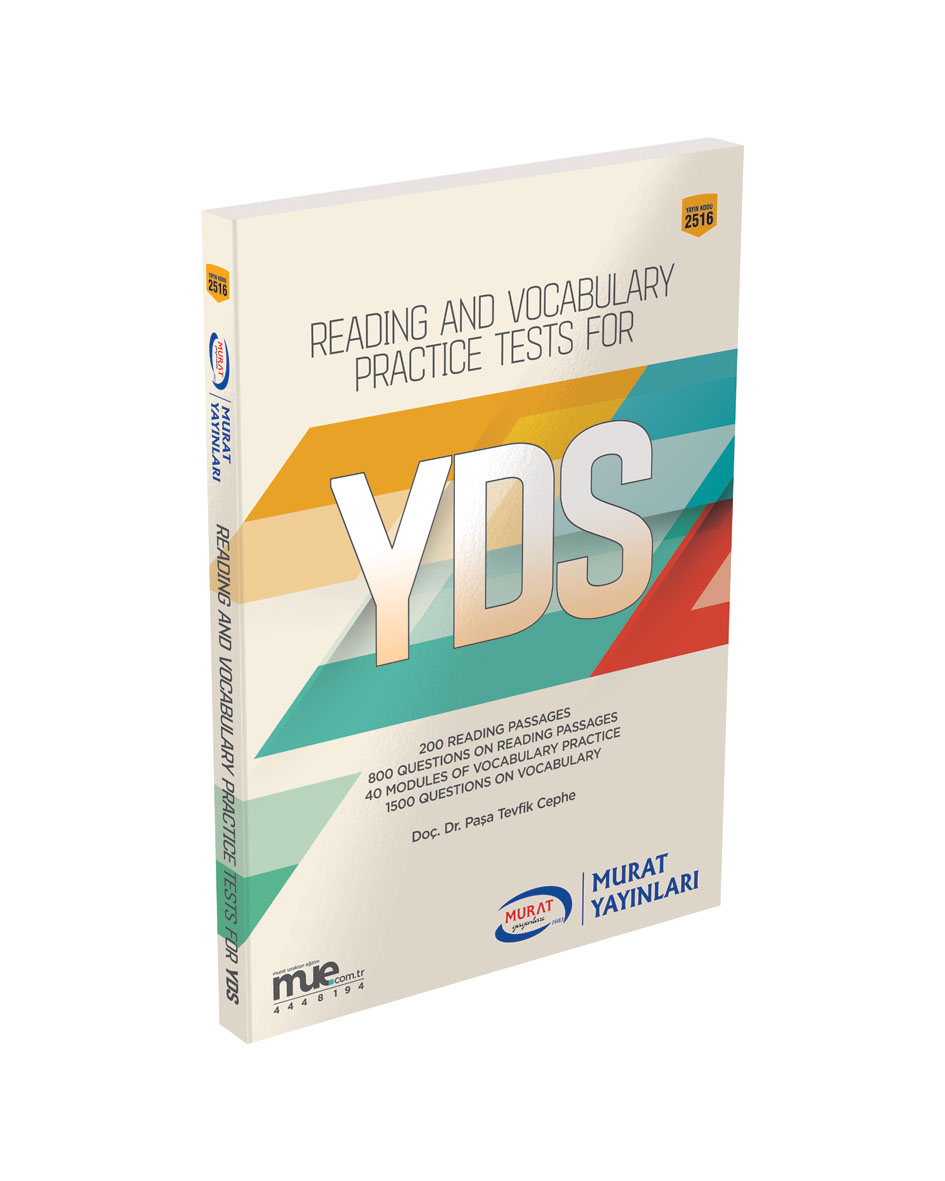 2516 Reading and Vocabulary Practice Tests for YDS