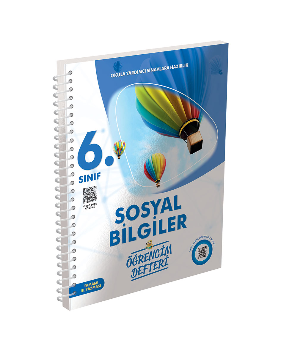 3304 6.Sınıf Sosyal Bilgiler Öğrencim Defteri