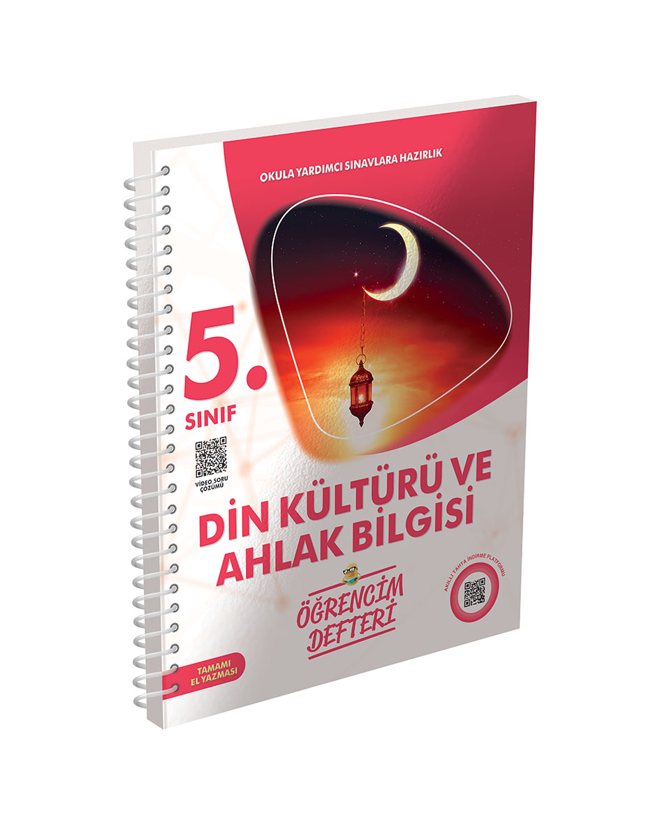3355 5.Sınıf Din Kültürü Öğrencim Defteri