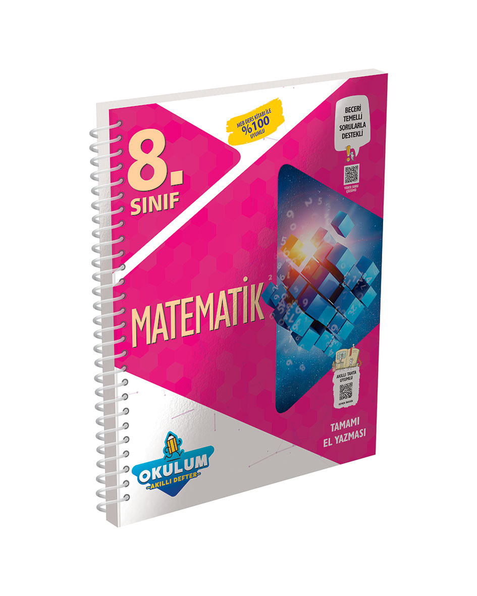 3582 8. Sınıf Matematik Okulum Akıllı Defter