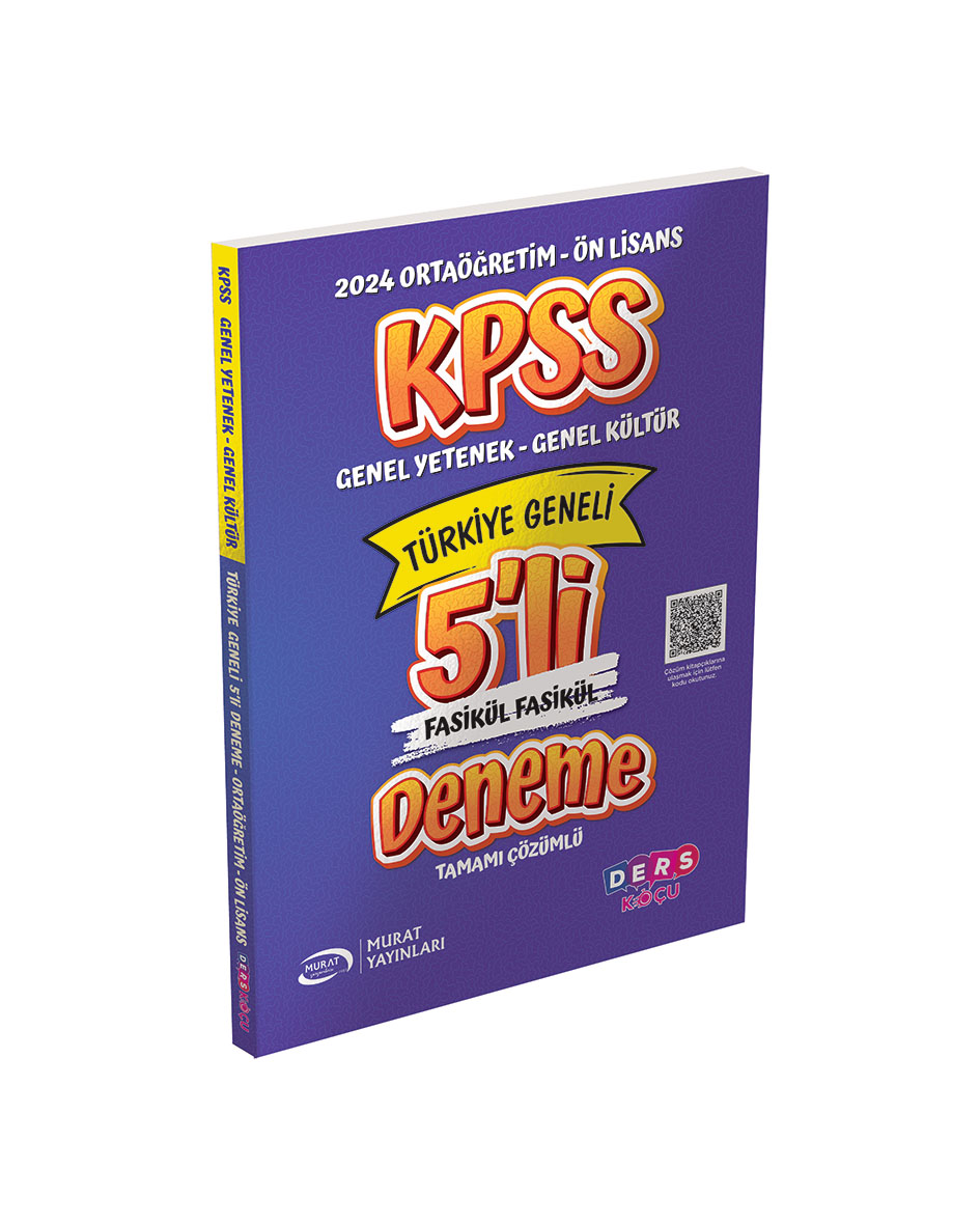 4037 KPSS GKGY Ort - Ön Lisans 5 Li Deneme DK 4037 KPSS GKGY Ort - Ön Lisans 5 Li Deneme DK