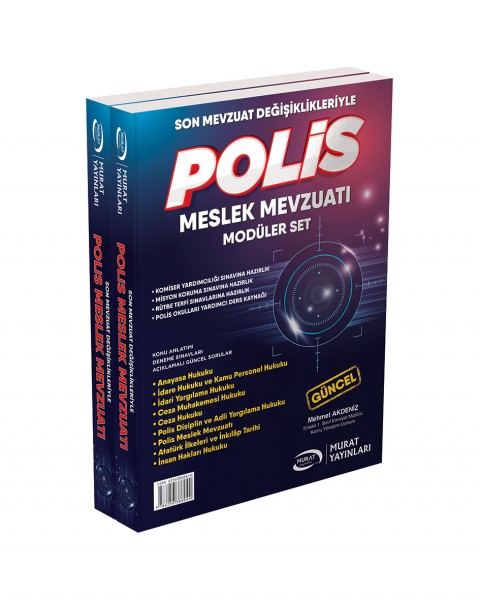 2500 Modüler Set Polis Meslek Hukuku Ve Mevzuatı