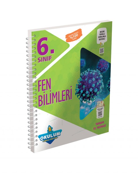 3563 6. Sınıf Fen Bilimleri Okulum Akıllı Defter