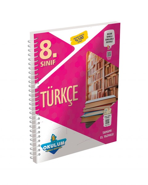 3581 8. Sınıf Türkçe Okulum Akıllı Defter